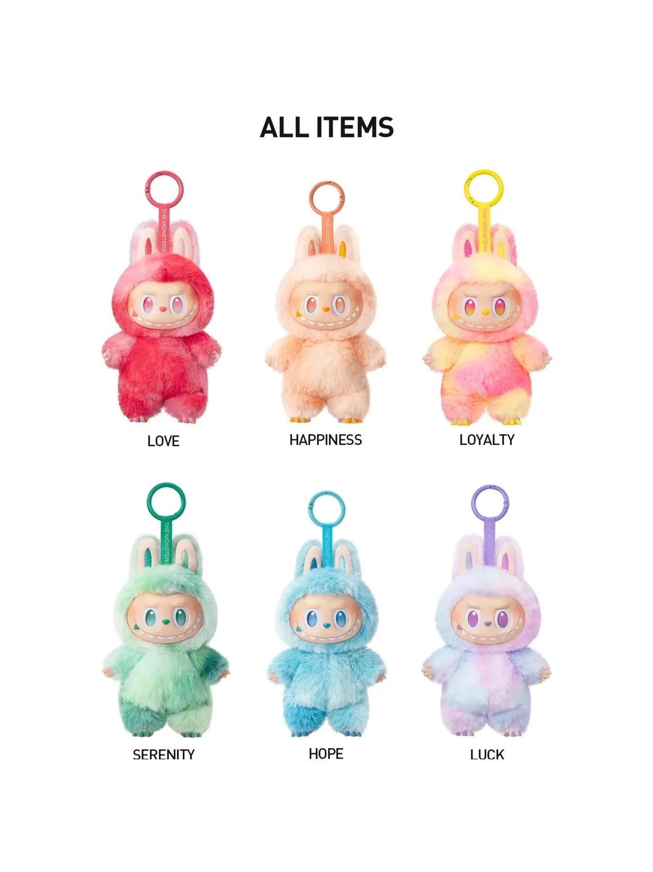 The Monsters Big into Energy Series - Plush Pendant